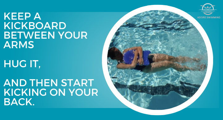 Swimming Flutter Kicking on Your Back