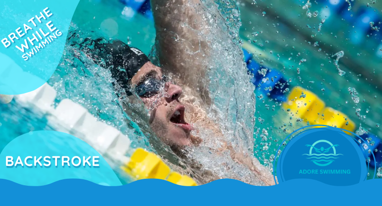 How to breathe while swimming backstroke?