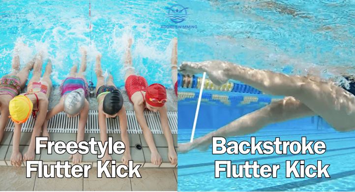 Flutter kick swimming