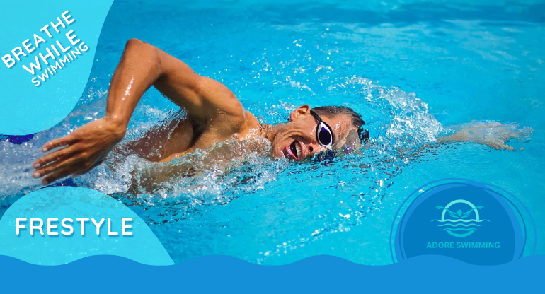 How to breathe while swimming front crawl?