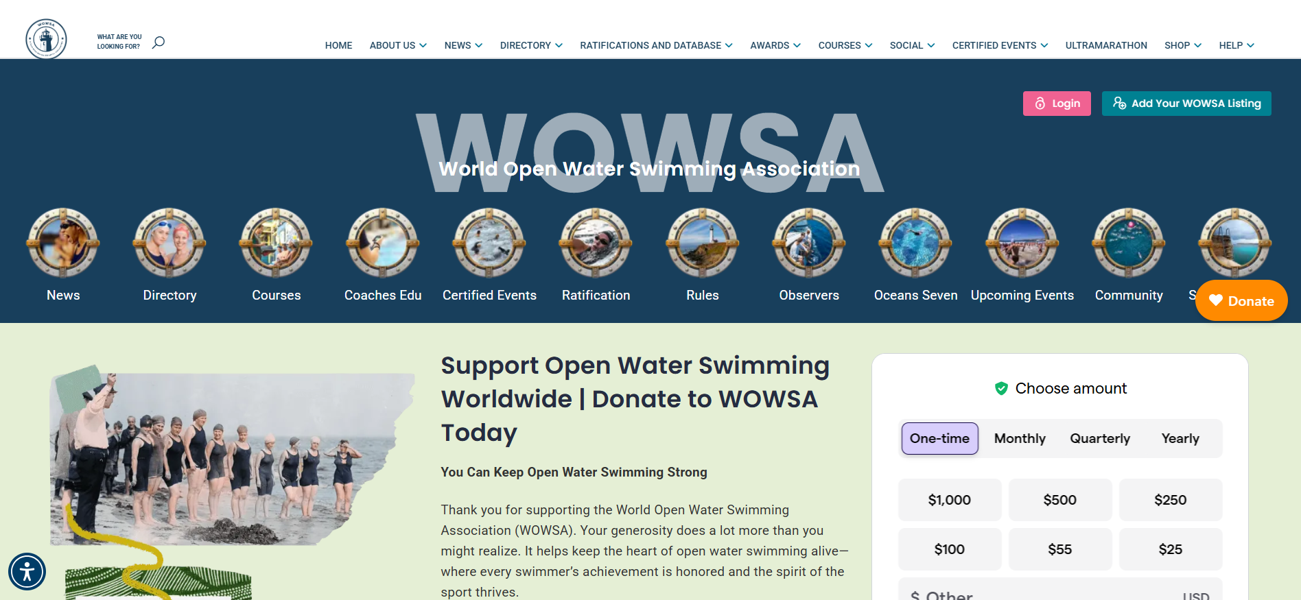 Effortless Swimming website