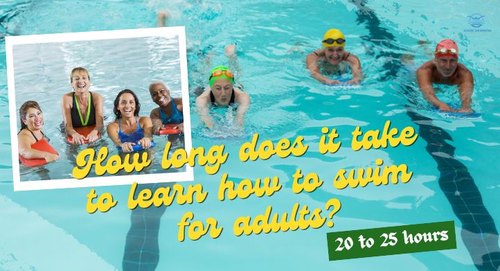 How long does it take to learn how to swim for adults?