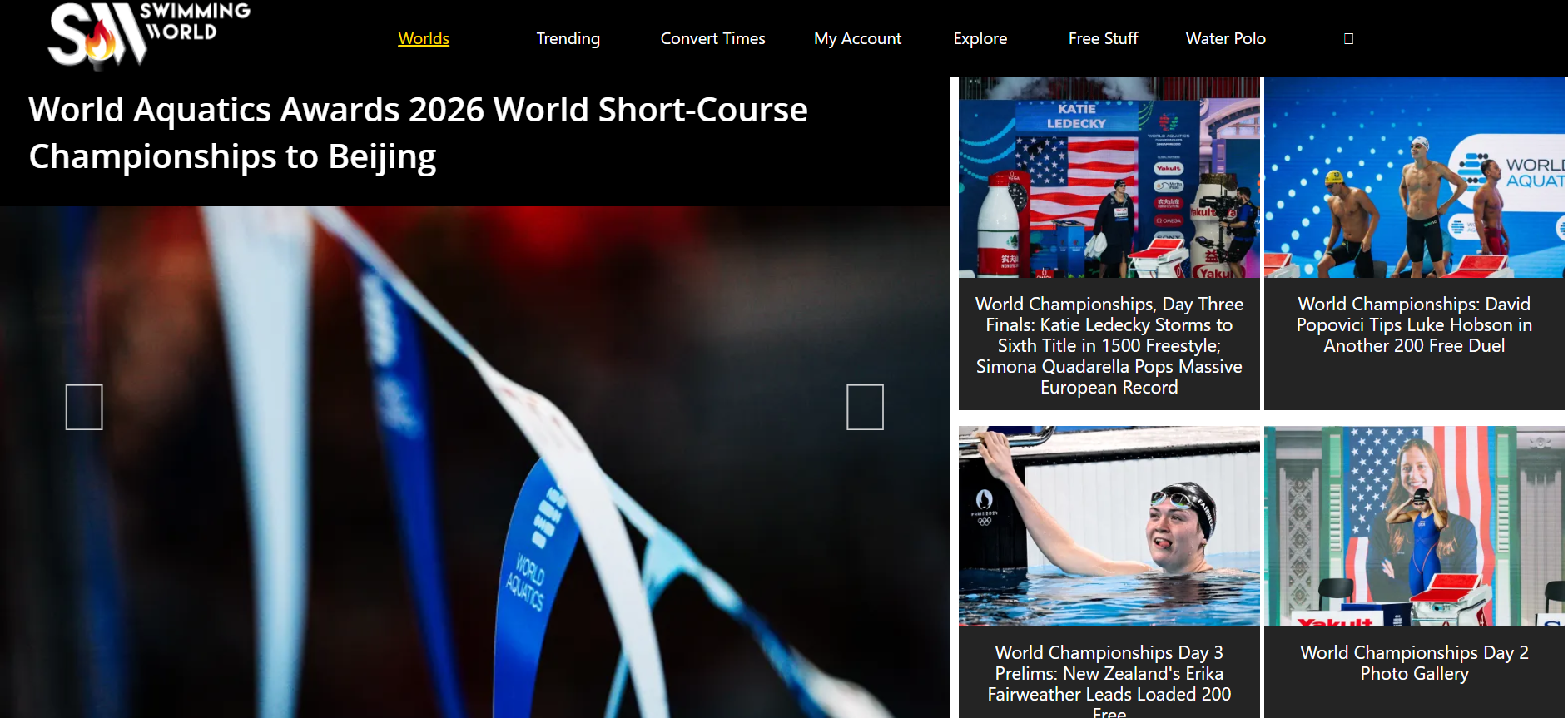 swimmingworldmagazine website