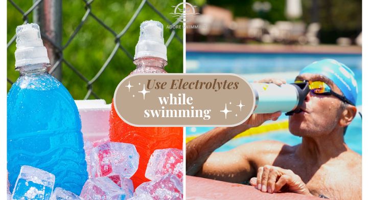 Use Electrolytes for more than 60 minutes of swimming, good for seating in pool