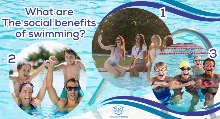 What are the social benefits of swimming