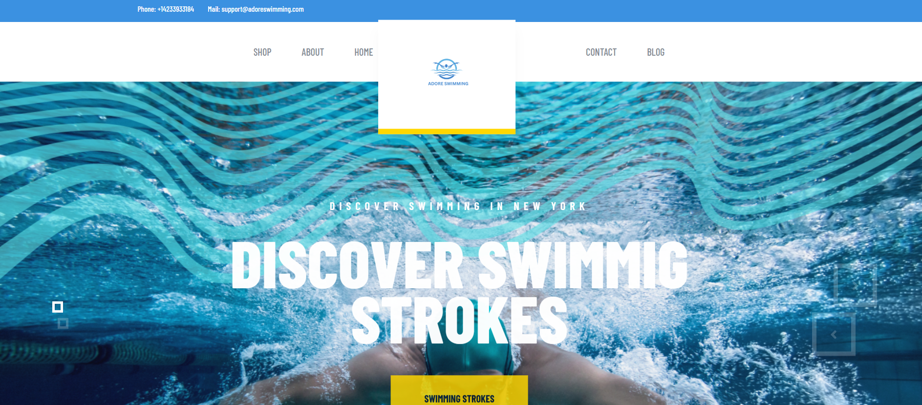 adoreswimming website