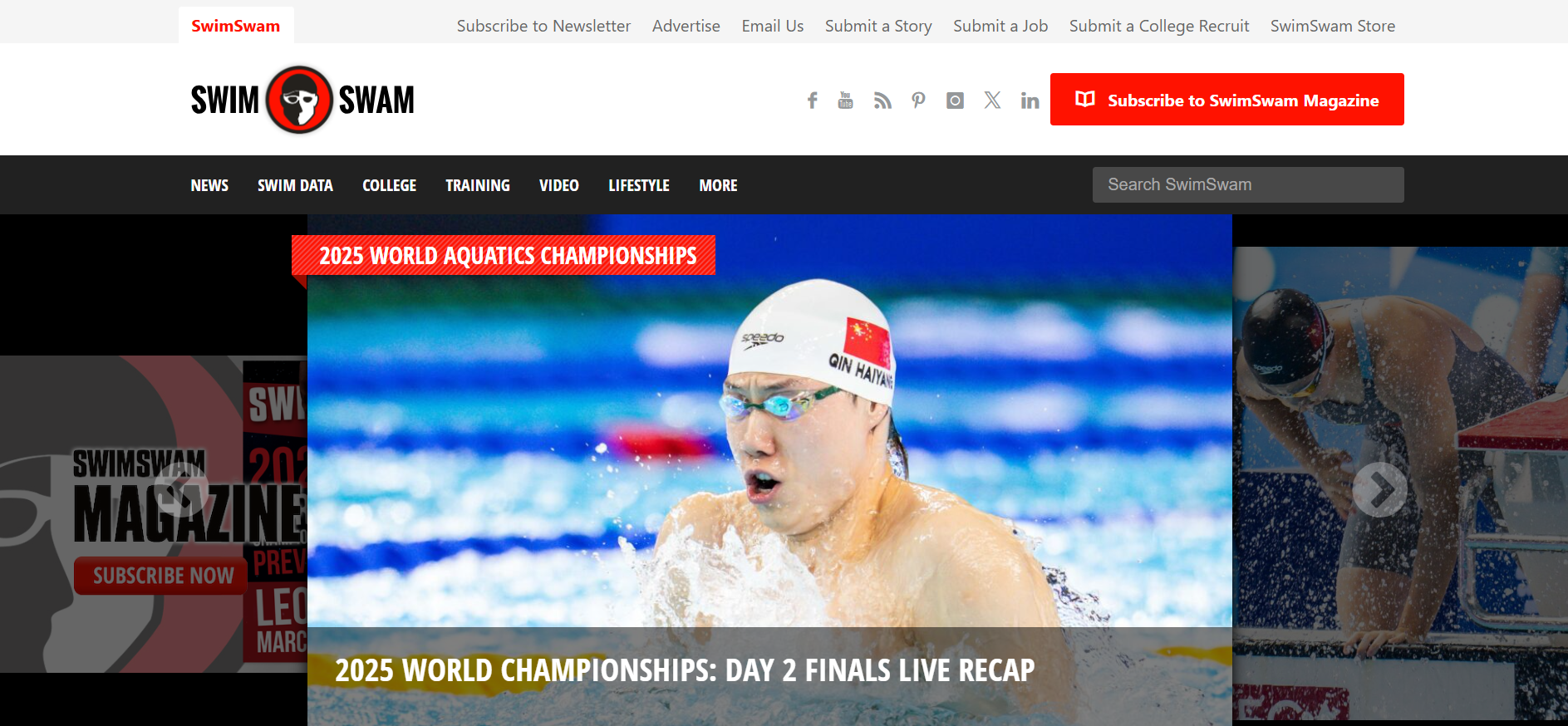 swimswam website